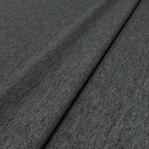Soft grey upholstery fabric swatch