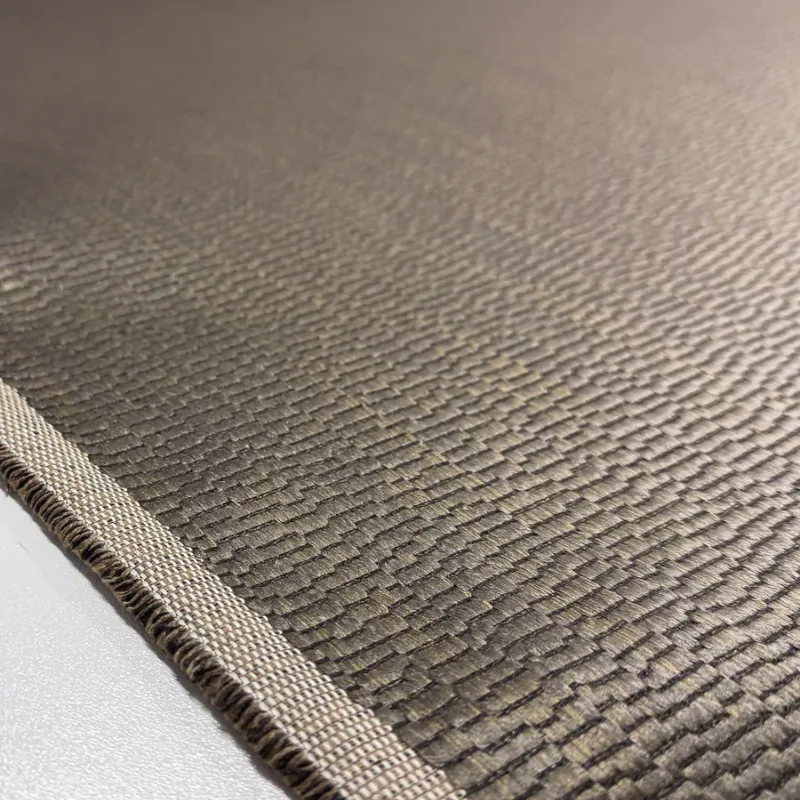 Grey dimensional upholstery fabric