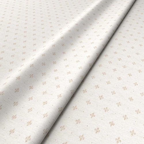 Soft white upholstery fabric swatch