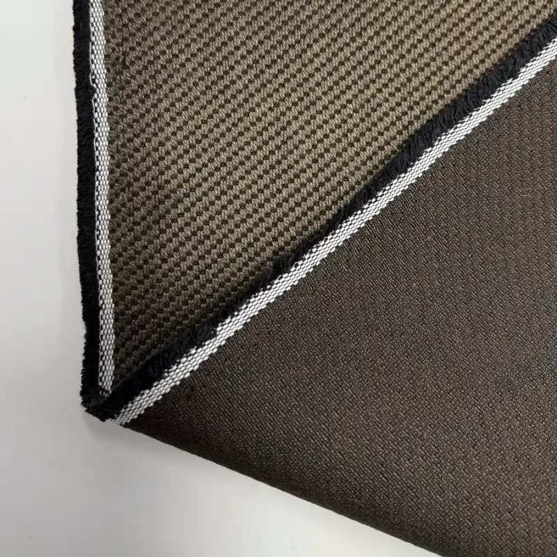 Brown twill furniture fabric