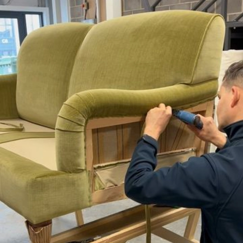 Custom Upholstery Fabric Change